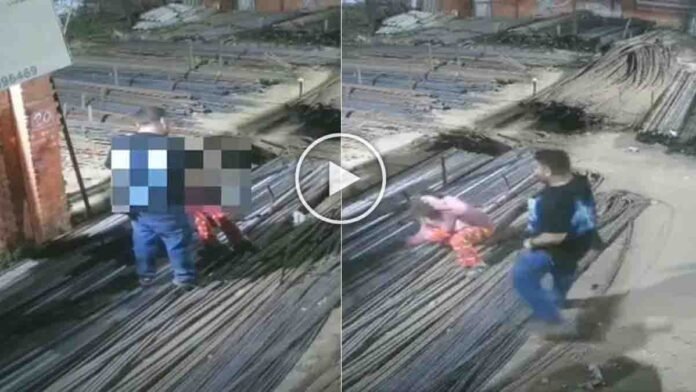 Viral Video shows BJP leader assaulting a woman in public in Satna, Madhya Pradesh