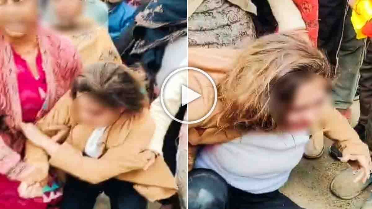 A shocking viral video from Agra shows a wife confronting her husband and his alleged lover in public, leading to high drama on the streets