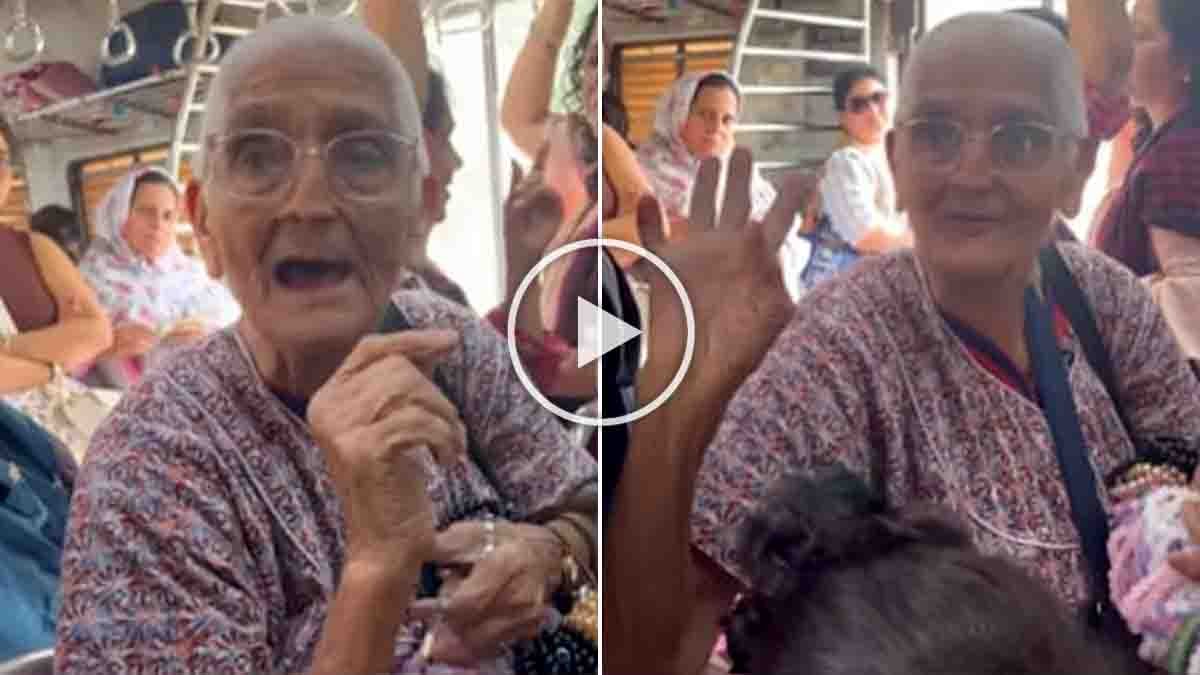 Viral video of 89-year-old grandmother selling bracelets on Mumbai local train to pay rent