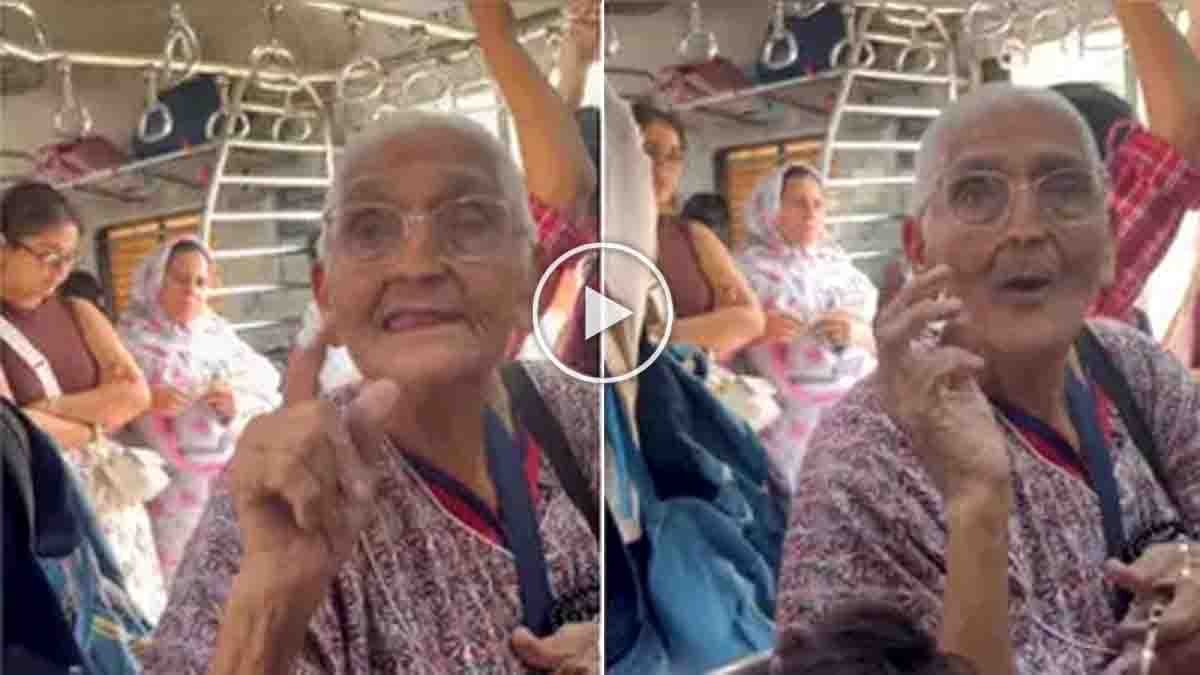 Viral video of 89-year-old grandmother selling bracelets on Mumbai local train to pay rent