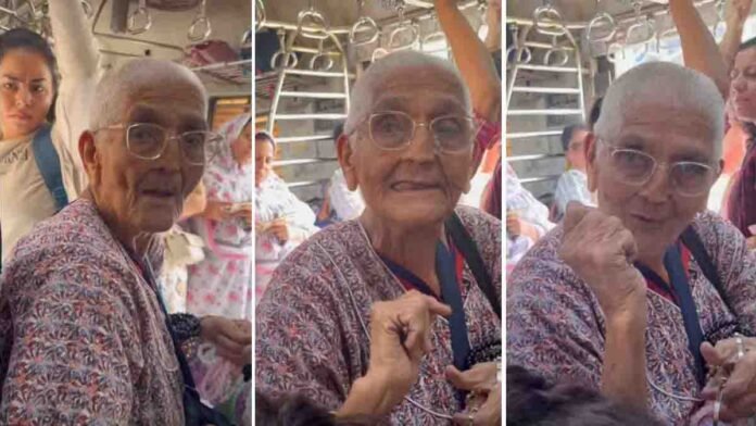 Viral video of 89-year-old grandmother selling bracelets on Mumbai local train to pay rent
