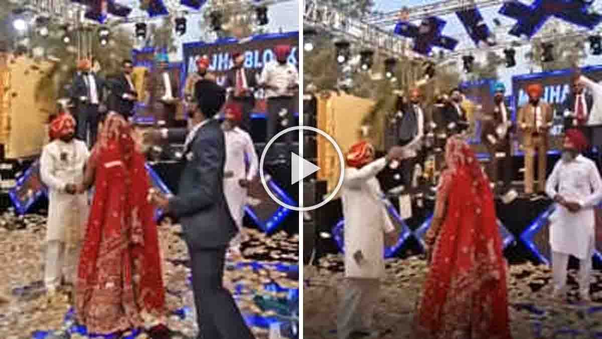 Cash Rain at Punjab Wedding : ಪಂಜಾಬ್ ಮದುವೆಯಲ್ಲಿ ನೋಟುಗಳ ಮಳೆ! ವಧು-ವರರ ಮೇಲೆ ಸುರಿದ ಲಕ್ಷಾಂತರ ರೂಪಾಯಿ: ವಿಡಿಯೋ ವೈರಲ್ 1 Cash Rain at Punjab Wedding as guests throw ₹10 currency notes during a grand celebration in Tarn Taran