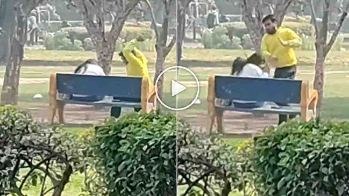 Viral video showing public assault at Swarn Jayanti Park in Rohini, Delhi