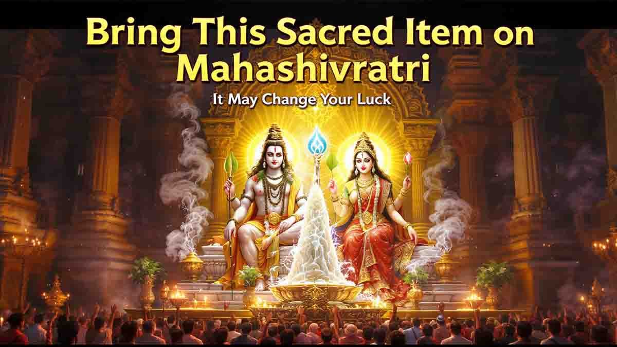 Mahashivratri 2026 : ಮಹಾಶಿವರಾತ್ರಿಯಂದು ದೇವಸ್ಥಾನದಿಂದ ಈ ಒಂದು ವಸ್ತುವನ್ನು ಮನೆಗೆ ತನ್ನಿ: ನಿಮ್ಮ ಅದೃಷ್ಟವೇ ಬದಲಾಗಬಹುದು! 1 Mahashivratri 2026 devotees performing Shivling Abhishekam and night worship in a decorated temple for Lord Shiva’s blessings