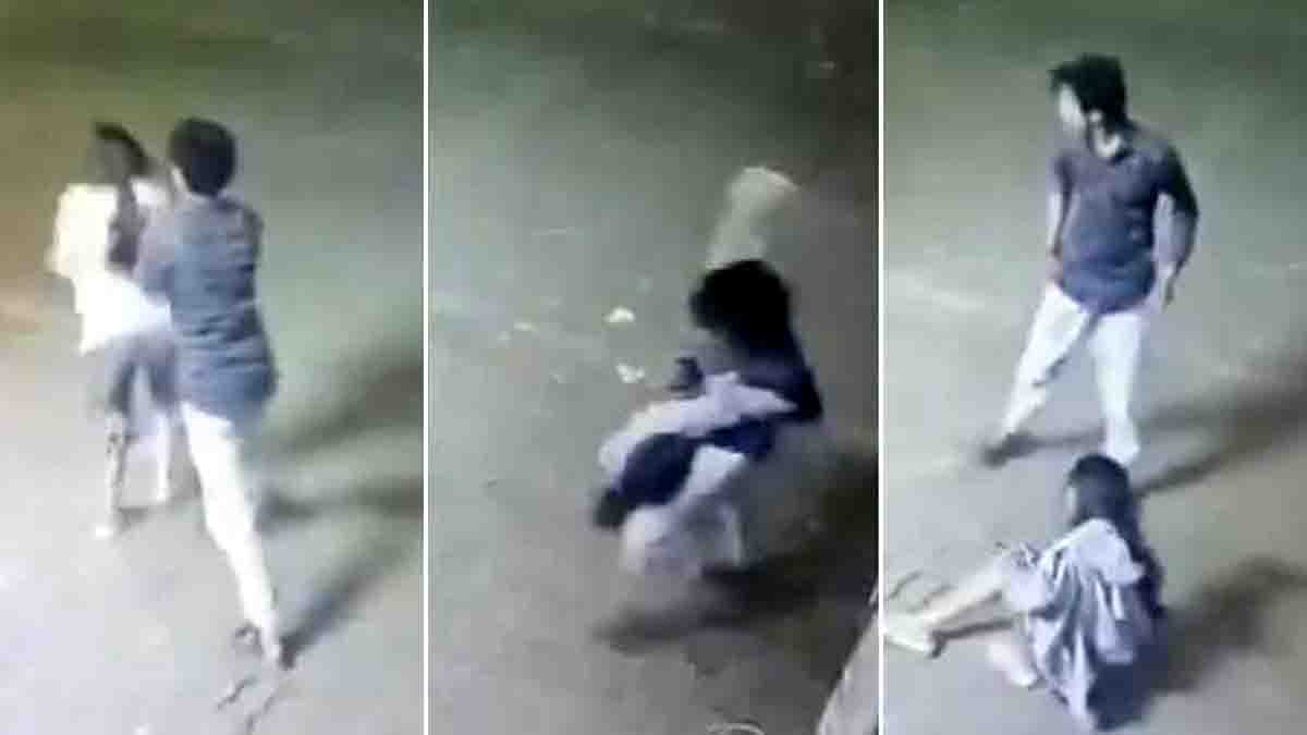 Sambhajinagar CCTV assault caught on camera in Maharashtra raising concerns over women safety