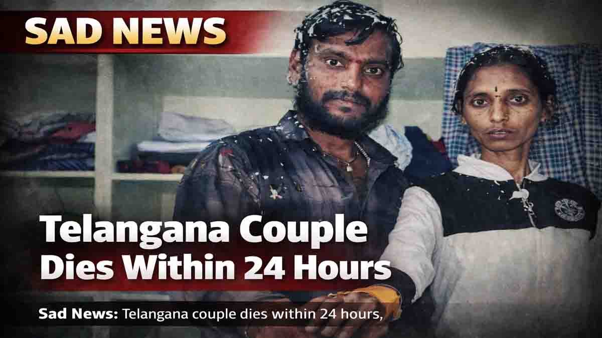 Sad News from Telangana as husband dies just hours after performing wife’s last rites in Kumuram Bheem Asifabad district