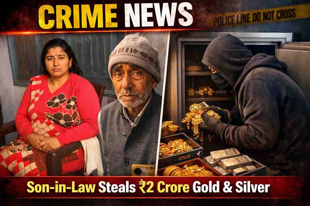 Crime News : ನಂಬಿ ಮನೆಗೆ ಸೇರಿಸಿದ್ದಕ್ಕೆ ಅತ್ತೆ-ಮಾವನಿಗೆ ಕೋಟ್ಯಾಂತರ ರೂಪಾಯಿ ಪಂಗನಾಮ ಹಾಕಿದ ಅಳಿಯ! 1 Crime News: Son-in-law drugs in-laws and steals ₹2 crore gold and silver in Uttar Pradesh