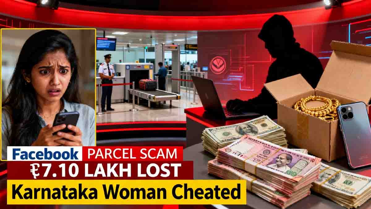 Facebook parcel scam case where Kundapura woman lost ₹7.10 lakh in online gift and customs fraud