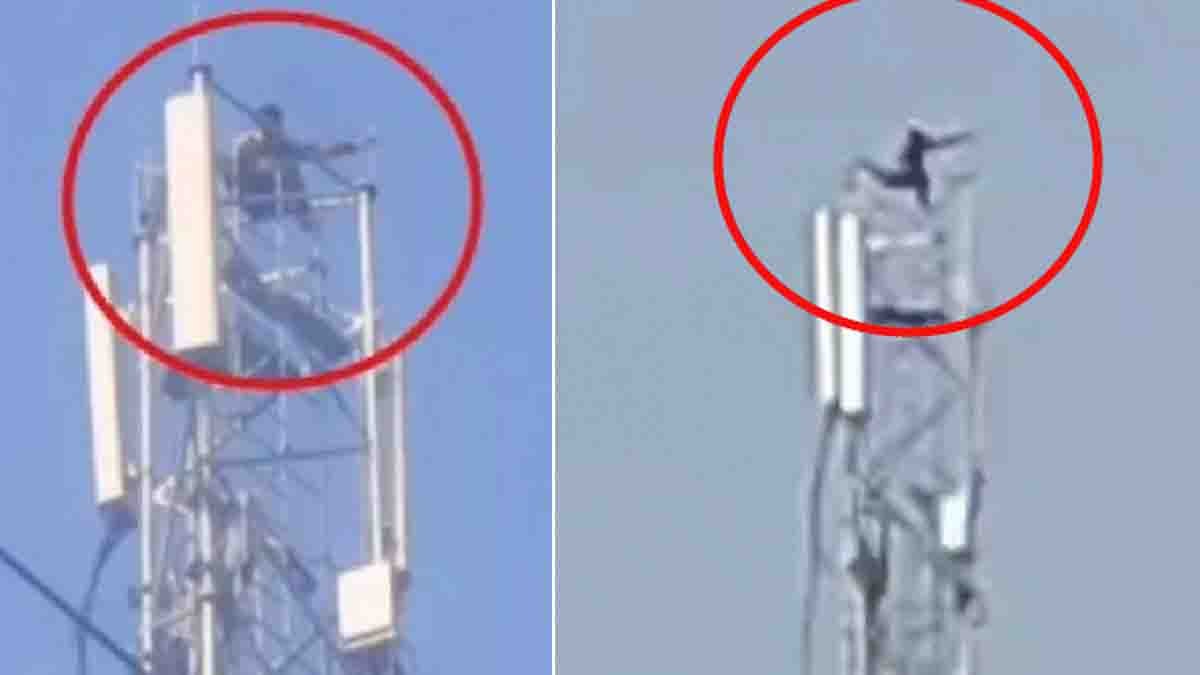 Love Tragedy in Kannauj : ಮದುವೆ ಮಾಡದಿದ್ದರೆ ಜೀವ ಬಿಡುವೆ ಎಂದವನು ಹೆಣವಾಗಿ ಕೆಳಗಿಳಿದ: ಪ್ರೀತಿಗಾಗಿ ಟವರ್ ಏರಿದ್ದ ಯುವಕ ಸಾವು! 2 Love tragedy in Kannauj as 18-year-old youth falls from mobile tower demanding marriage in Uttar Pradesh