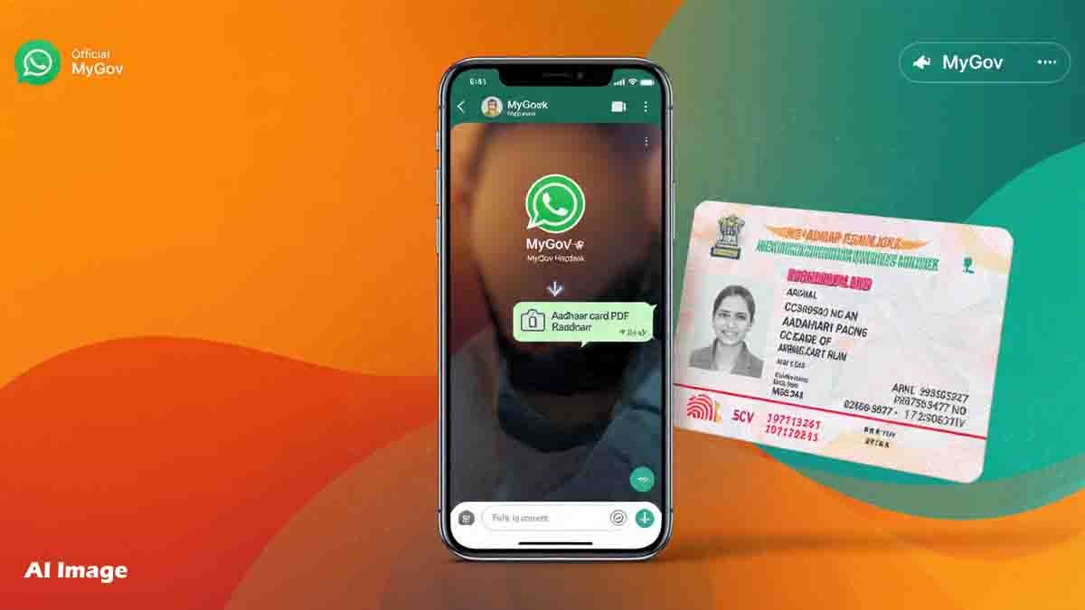 Aadhaar Download using WhatsApp DigiLocker service step by step in India
