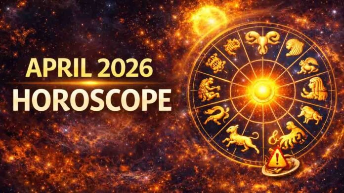 April 2026 Horoscope astrology predictions for all zodiac signs with Virgo food warning