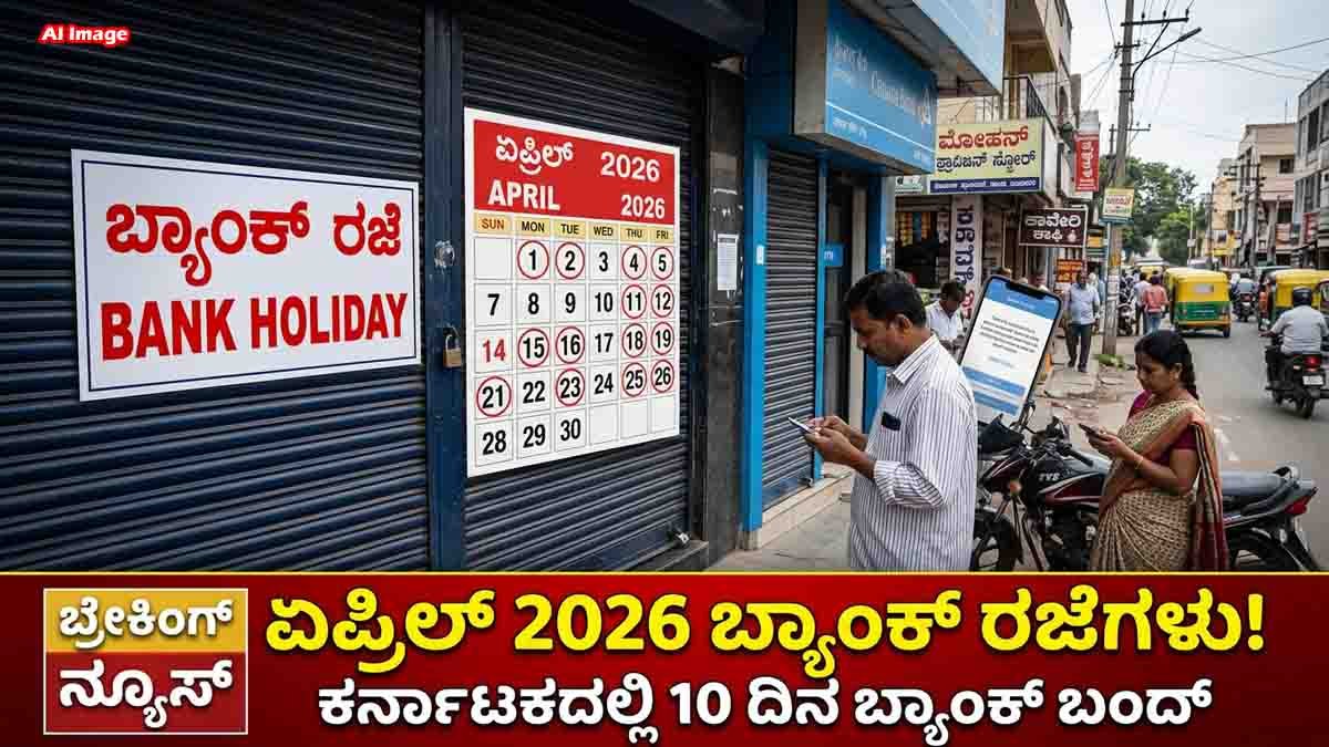April 2026 bank holiday list India Karnataka RBI calendar dates banks closed