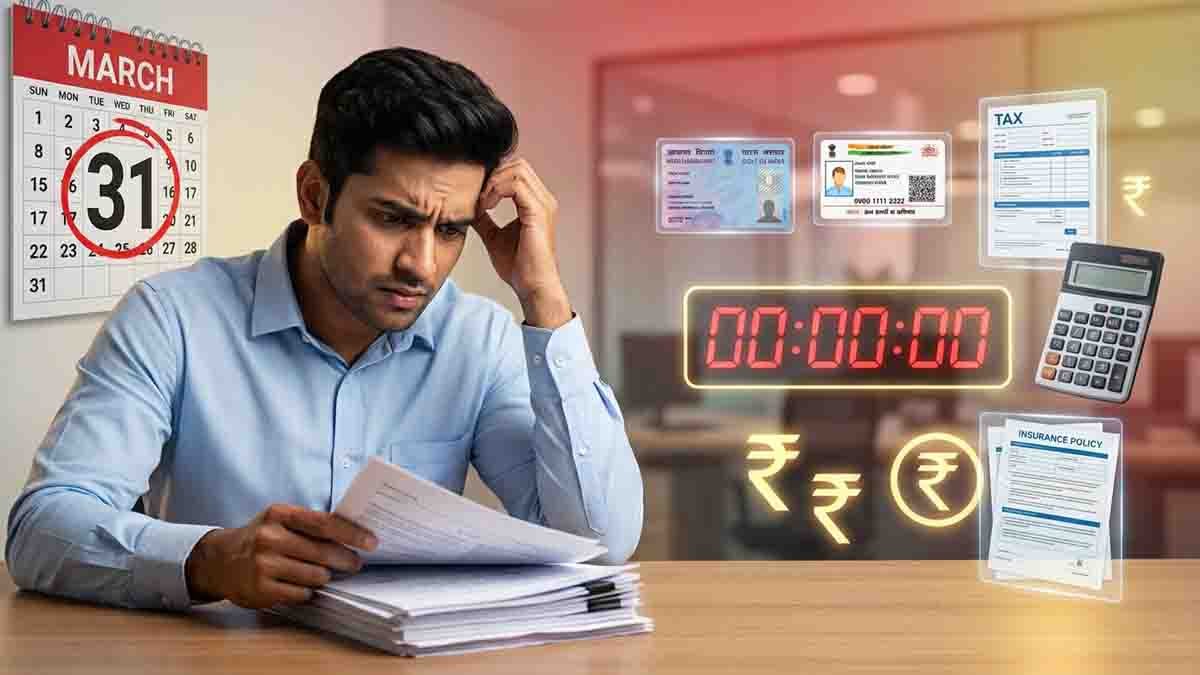 Finance tips for March 31 deadline tax saving India PAN card insurance updates
