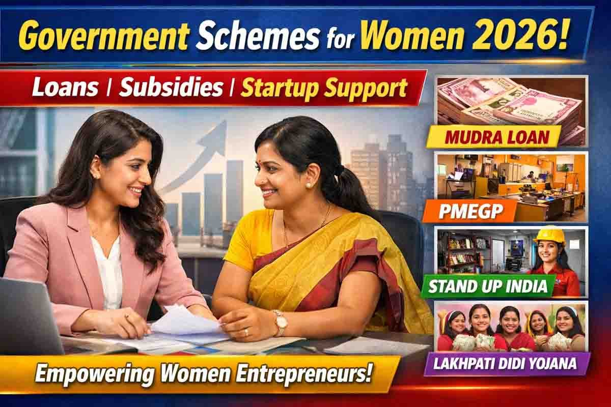 Government Schemes for Women supporting entrepreneurship and financial independence in India