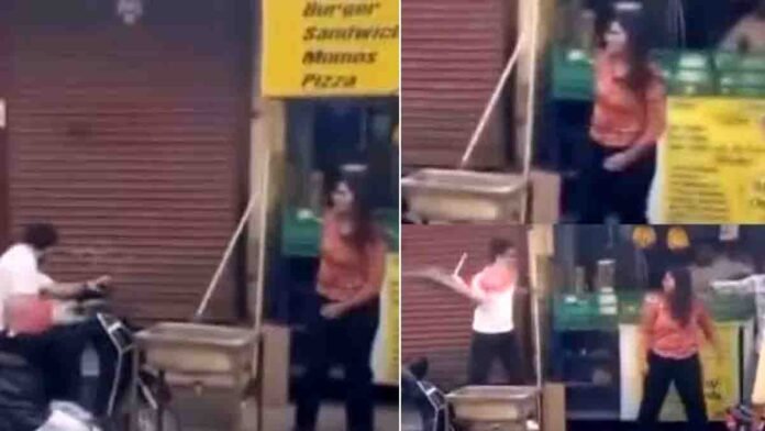 Haryana love proposal incident where a girl throws a clay pot at a man during public proposal