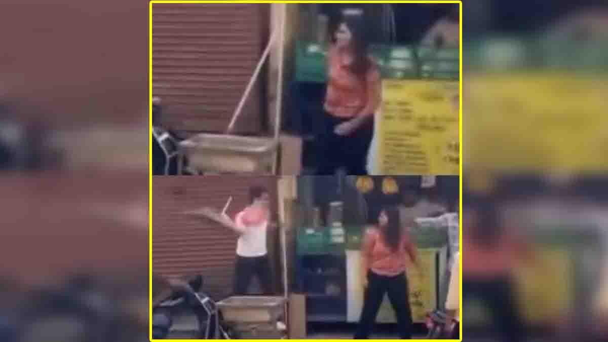 Haryana love proposal incident where a girl throws a clay pot at a man during public proposal