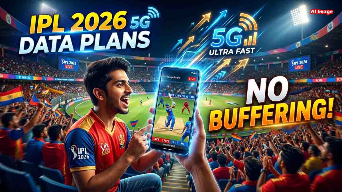 Best IPL 2026 data plans from Reliance Jio, Airtel, and Vodafone Idea for HD cricket streaming without buffering