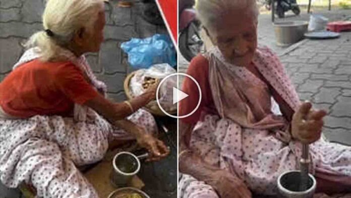 Inspirational story of 103 year old Kashiba selling tea at roadside stall in Vadodara Gujarat