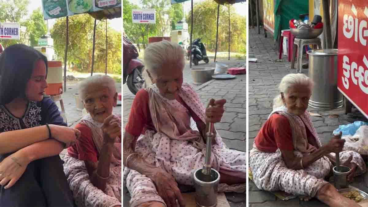 Inspirational Story : 103ರ ಪ್ರಾಯದಲ್ಲೂ ಬತ್ತದ ಉತ್ಸಾಹ! ವಡೋದರಾದ ಈ 'ಚಹಾವಾಲಿ' ಅಜ್ಜಿಯ ಬದುಕು ಕೋಟ್ಯಂತರ ಮಂದಿಗೆ ಸ್ಪೂರ್ತಿ 1 Inspirational story of 103 year old Kashiba selling tea at roadside stall in Vadodara Gujarat