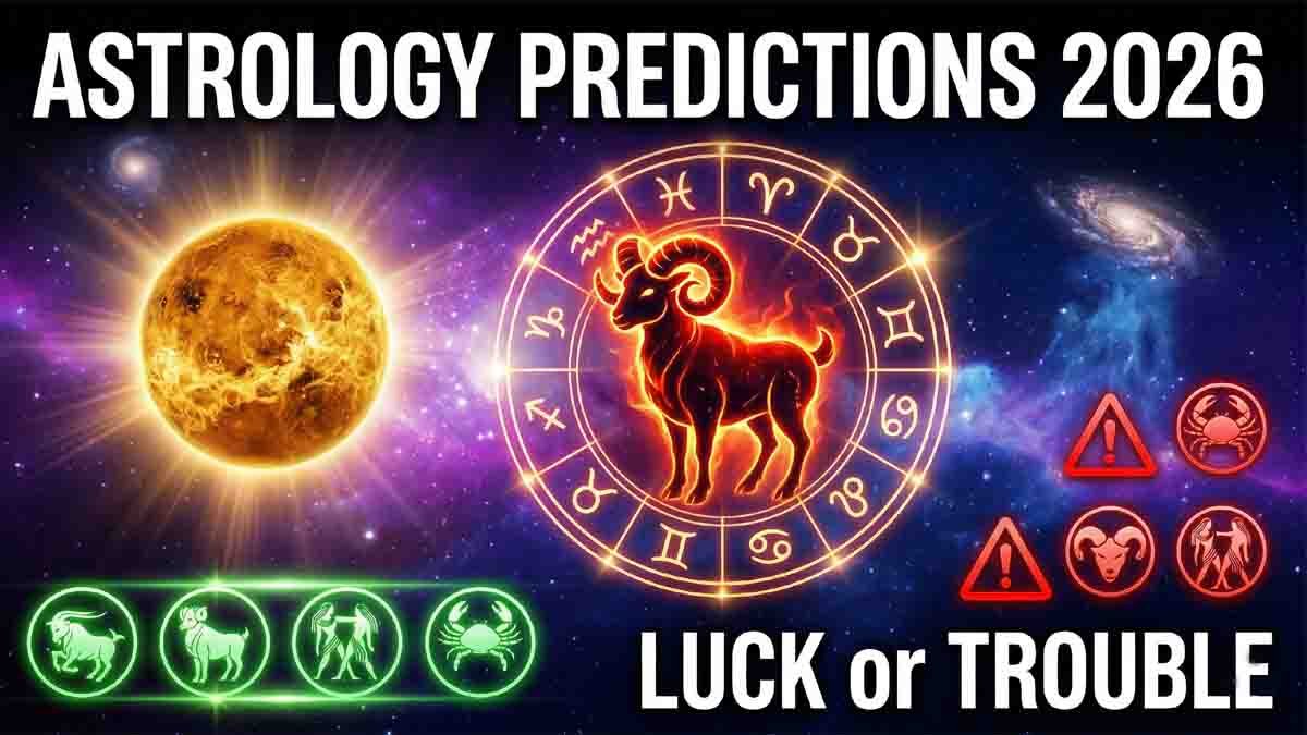 Astrology Predictions Venus transit in Aries 2026 lucky zodiac signs effects