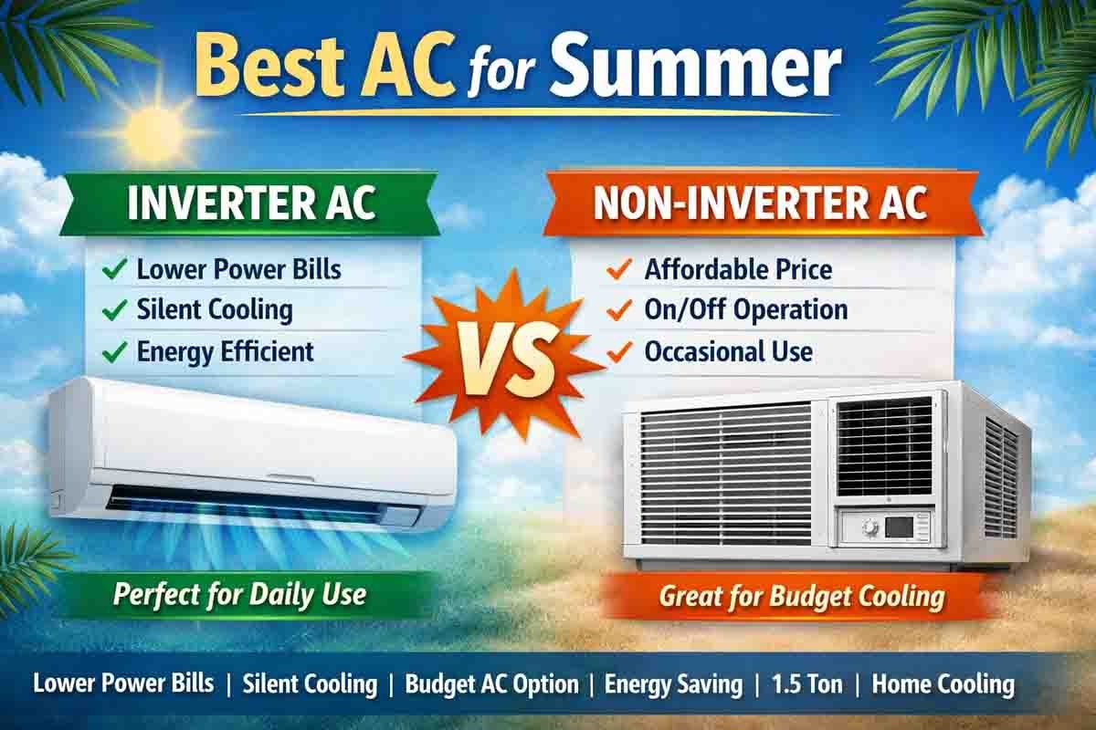 Best AC for summer – energy efficient inverter air conditioner for home cooling