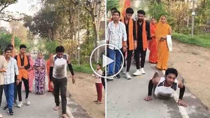 Uttar Pradesh divorce story man performing 9km Sashtanga Namaskara after divorce