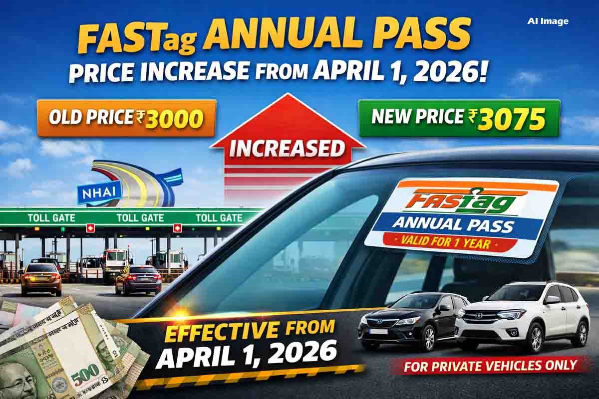 FASTag Annual Pass new price ₹3075 from April 2026 India toll update