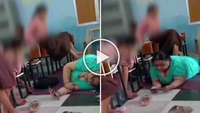 Teacher Forces Students to Massage Legs in Chitrakoot School Viral Video