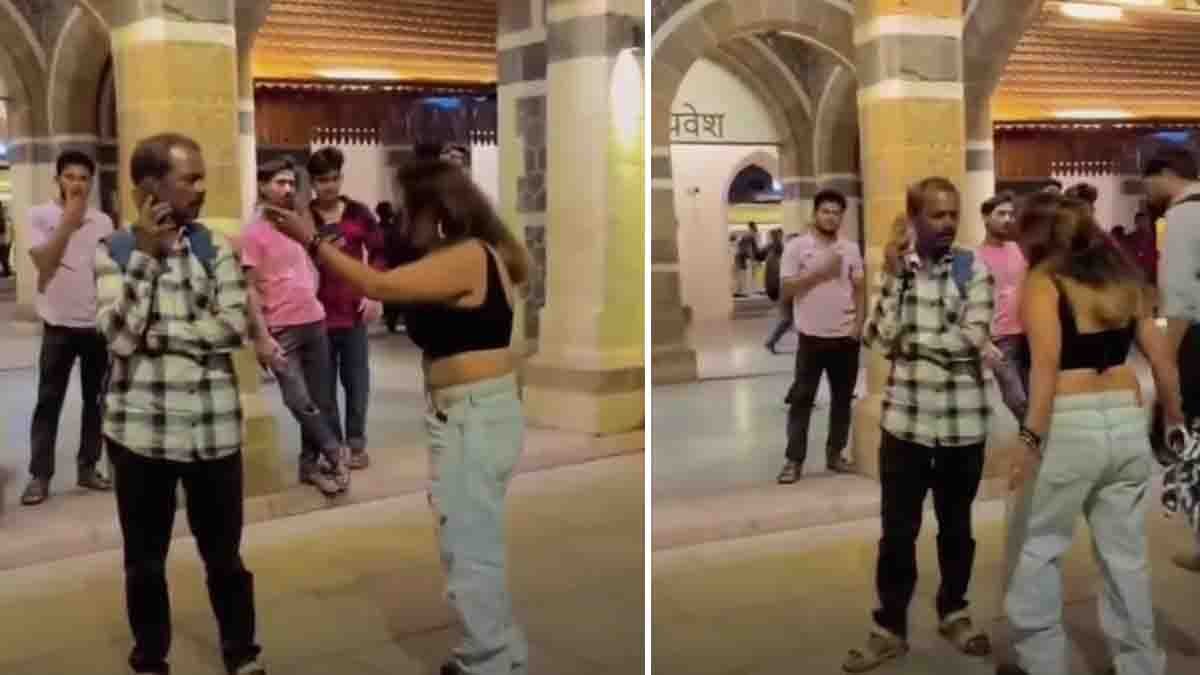 Viral reel controversy involving woman at Bandra railway station accusing man and later inappropriate act in Mumbai local train