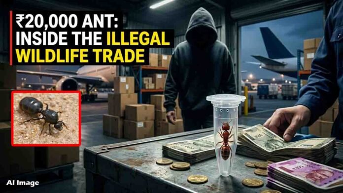 African Queen Ants Selling for ₹20,000: Shocking Black Market Trade Explained