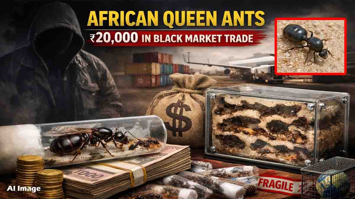 African Queen Ants Selling for ₹20,000: Shocking Black Market Trade Explained