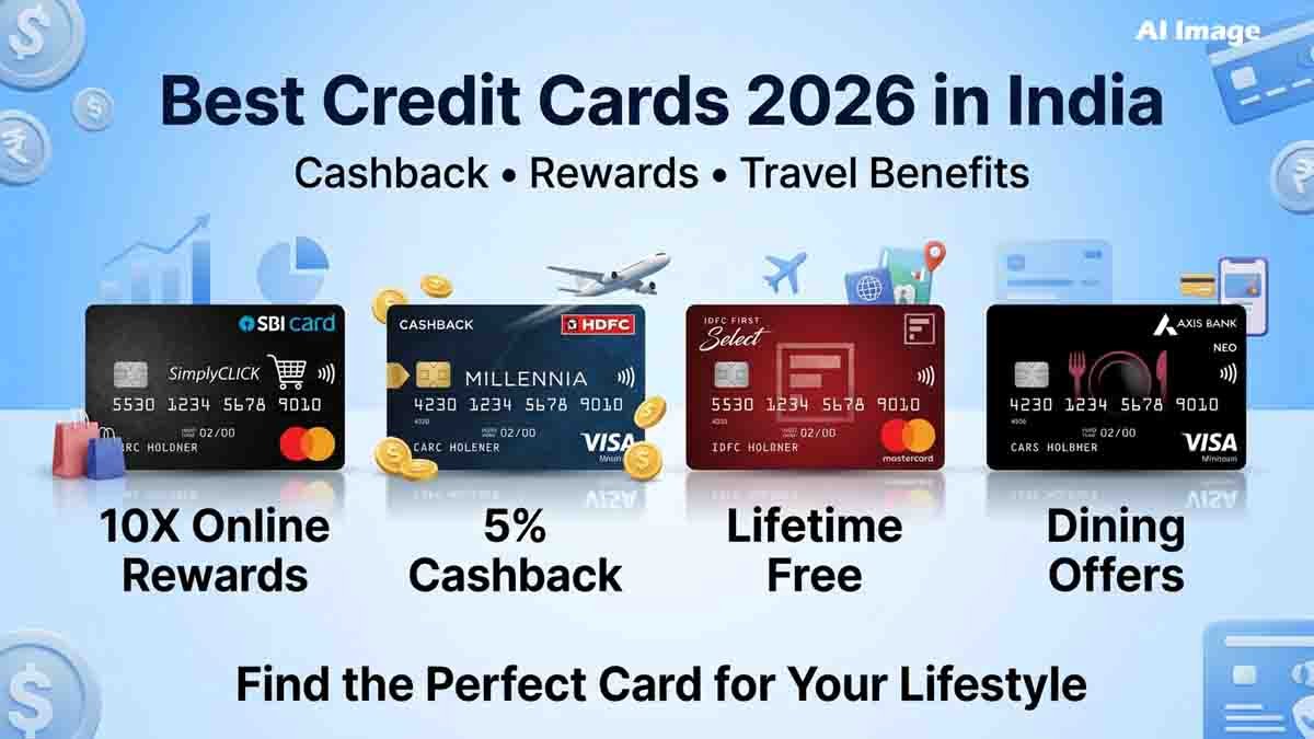 best credit cards 2026 India cashback rewards travel benefits comparison