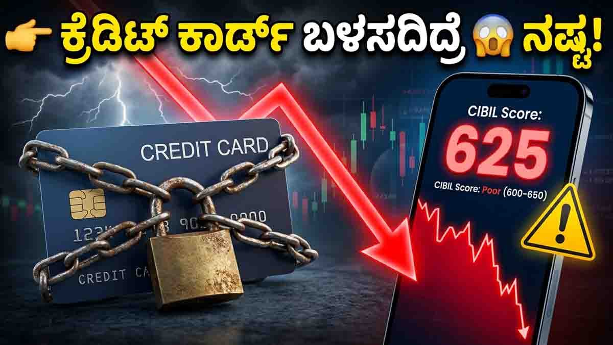 Credit card inactive effect on CIBIL score India financial tips