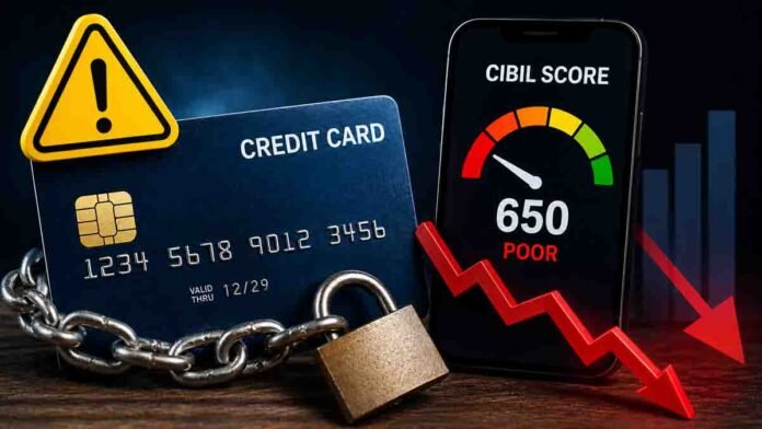 Credit card inactive effect on CIBIL score India financial tips
