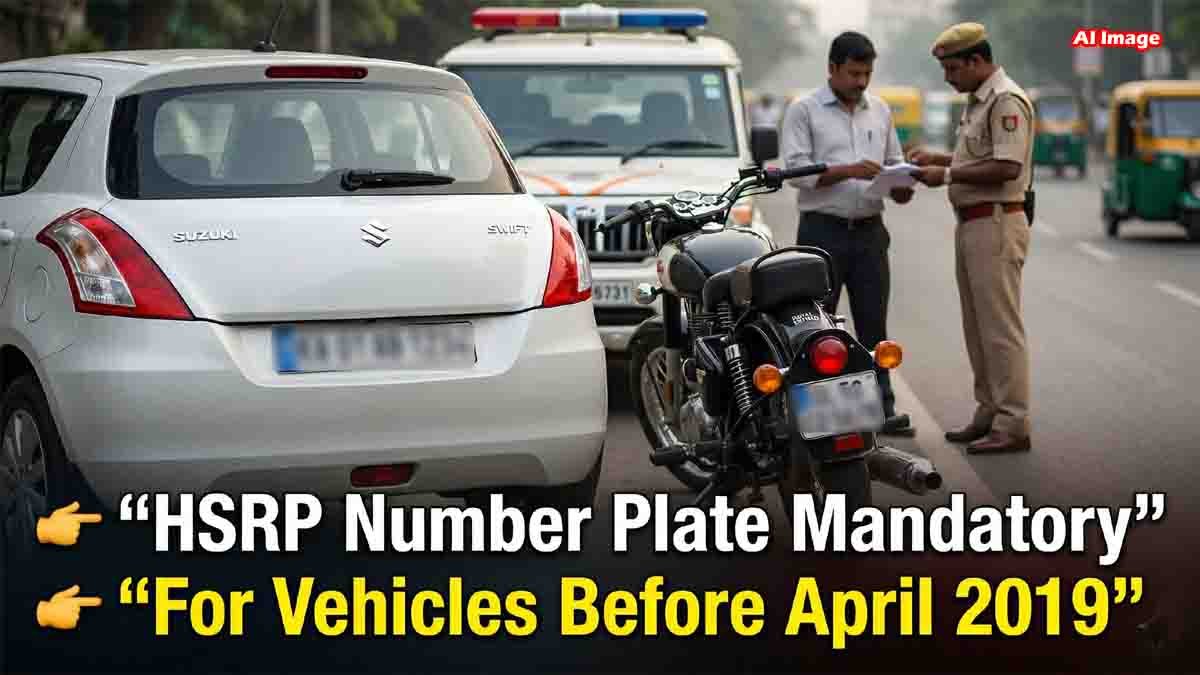 HSRP Number Plate Rule for Old Vehicles 1