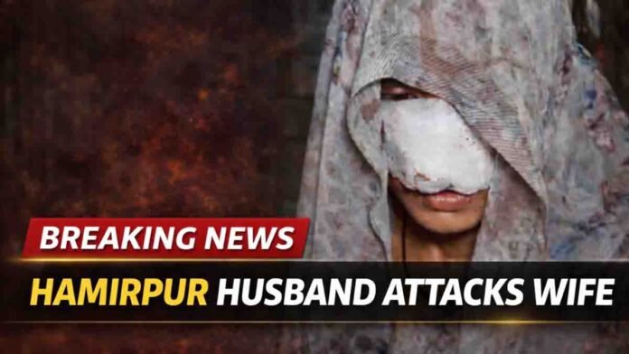 Hamirpur husband attacks wife leaving her severely injured in brutal domestic violence incident