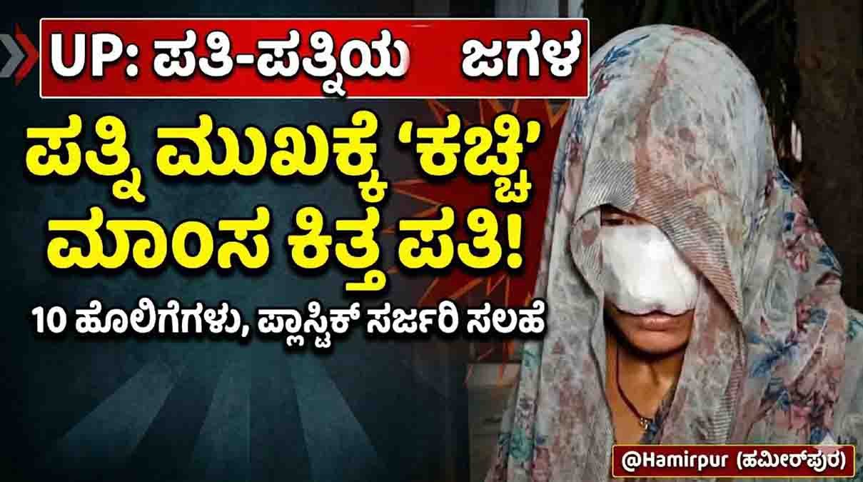 Hamirpur husband attacks wife leaving her severely injured in brutal domestic violence incident