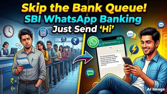 How to activate SBI WhatsApp banking using SMS and WhatsApp step by step