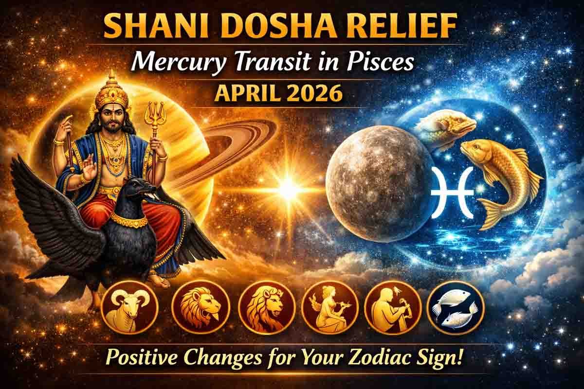 Shani Dosha Relief with Mercury transit in Pisces improving zodiac fortunes