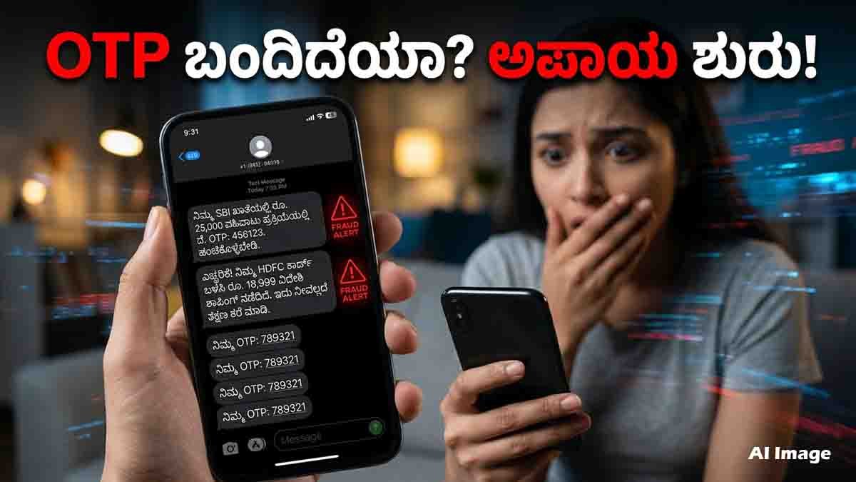 Credit Card Fraud : ನಿಮ್ಮ ಕ್ರೆಡಿಟ್ ಕಾರ್ಡ್ ಮೇಲೆ ಕಳ್ಳರ ಕಣ್ಣು: ಹಣ ಕಳೆದುಕೊಳ್ಳುವ ಮುನ್ನ ಈ ಸುರಕ್ಷತಾ ಮಾಹಿತಿಯನ್ನು ಓದಿ...! 1 Credit card fraud concept showing hacker stealing card details through phishing and cyber attack