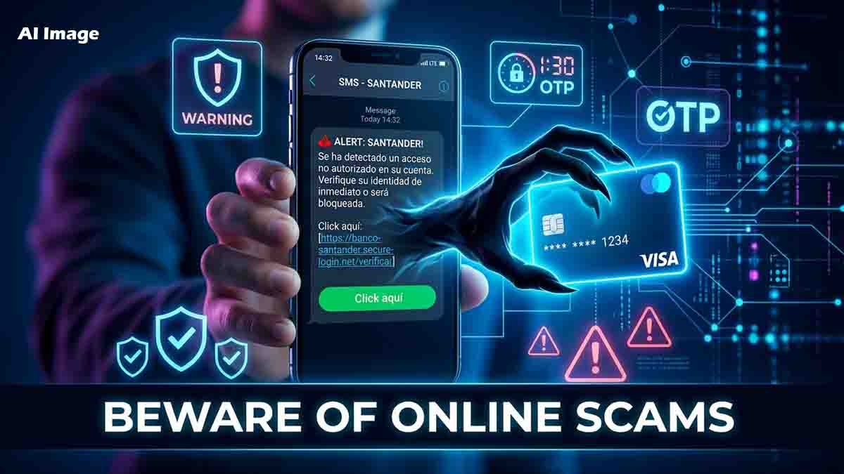 Credit Card Fraud : ನಿಮ್ಮ ಕ್ರೆಡಿಟ್ ಕಾರ್ಡ್ ಮೇಲೆ ಕಳ್ಳರ ಕಣ್ಣು: ಹಣ ಕಳೆದುಕೊಳ್ಳುವ ಮುನ್ನ ಈ ಸುರಕ್ಷತಾ ಮಾಹಿತಿಯನ್ನು ಓದಿ...! 3 Credit card fraud concept showing hacker stealing card details through phishing and cyber attack