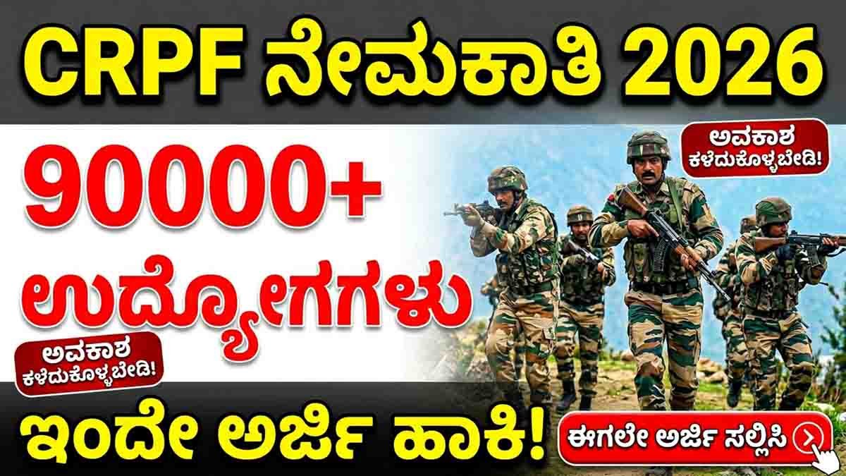 CRPF recruitment 2026 apply online for 9175 constable vacancies