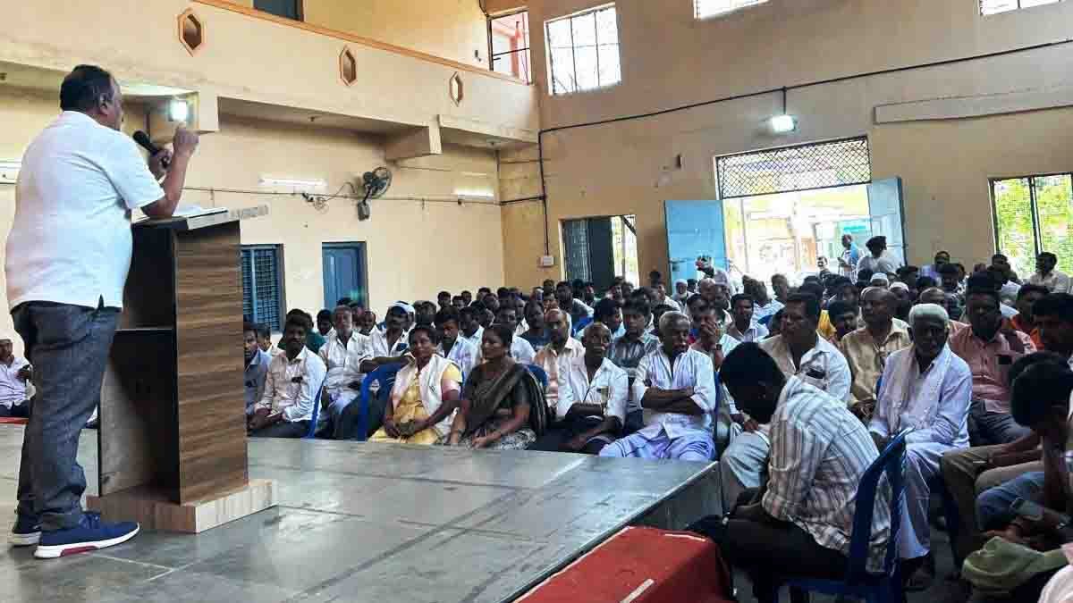 Gudibande constituency demand protest meeting with united local leaders