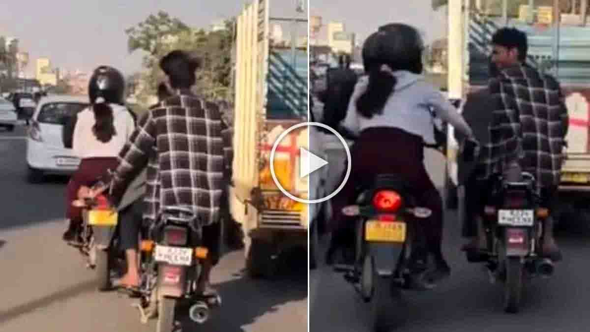 Jaipur Harassment Video: Woman Molested on Moving Bike in Broad Daylight