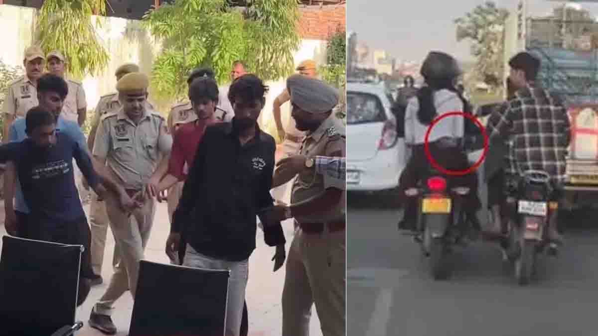 Jaipur Harassment Video: Woman Molested on Moving Bike in Broad Daylight