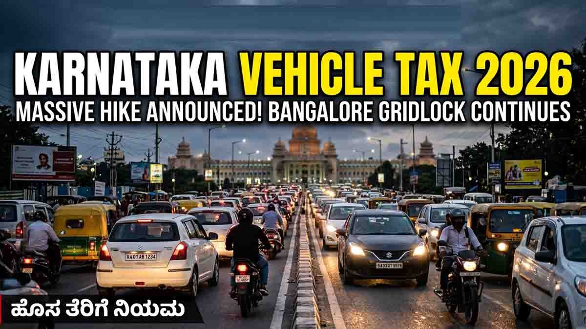 Karnataka vehicle tax 2026 rule for out-of-state cars and bikes in Bengaluru