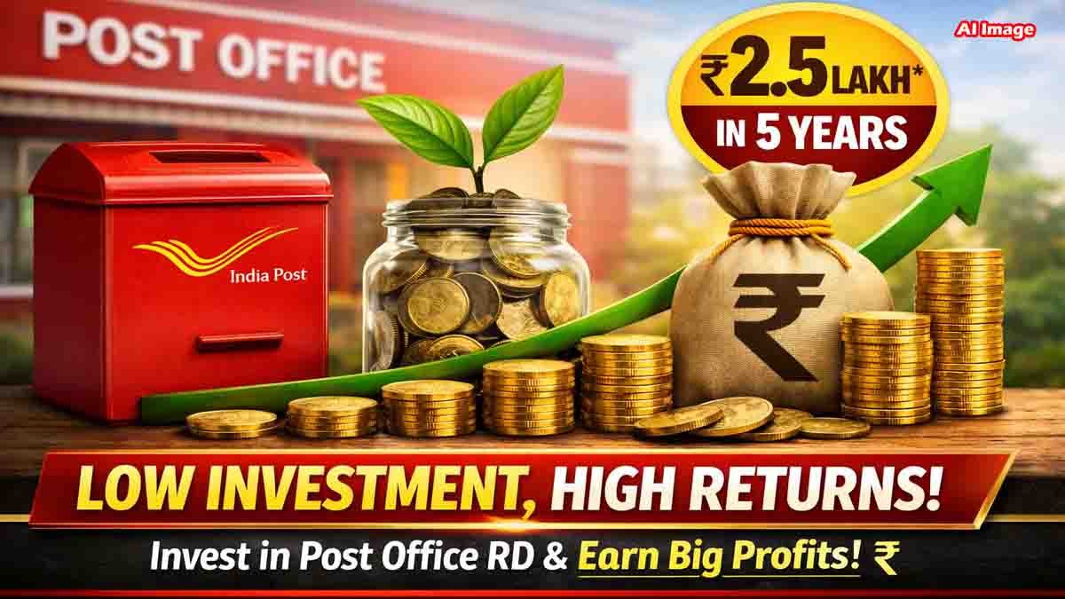 Low investment plan in India Post RD scheme with high returns and safe savings growth