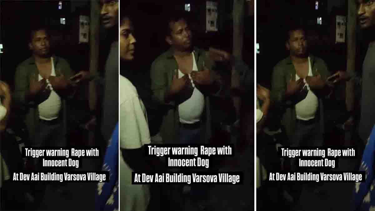 Mumbai News incident showing public outrage over stray dog assault in Versova