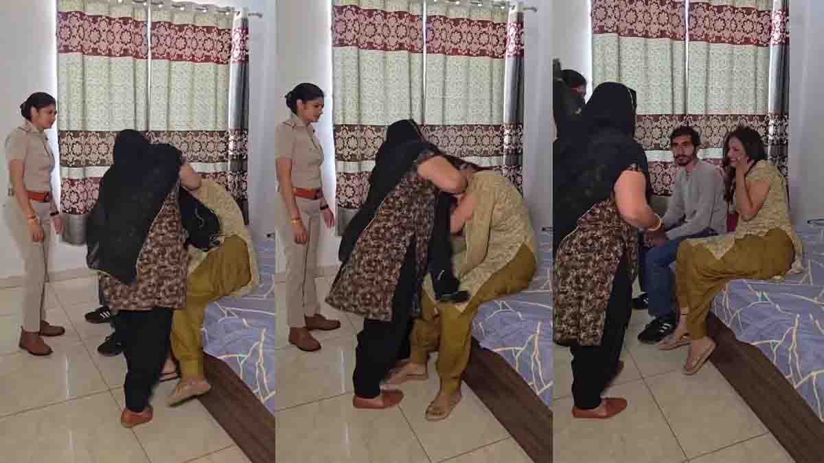 Oyo viral video mother catches daughter with boyfriend in hotel room