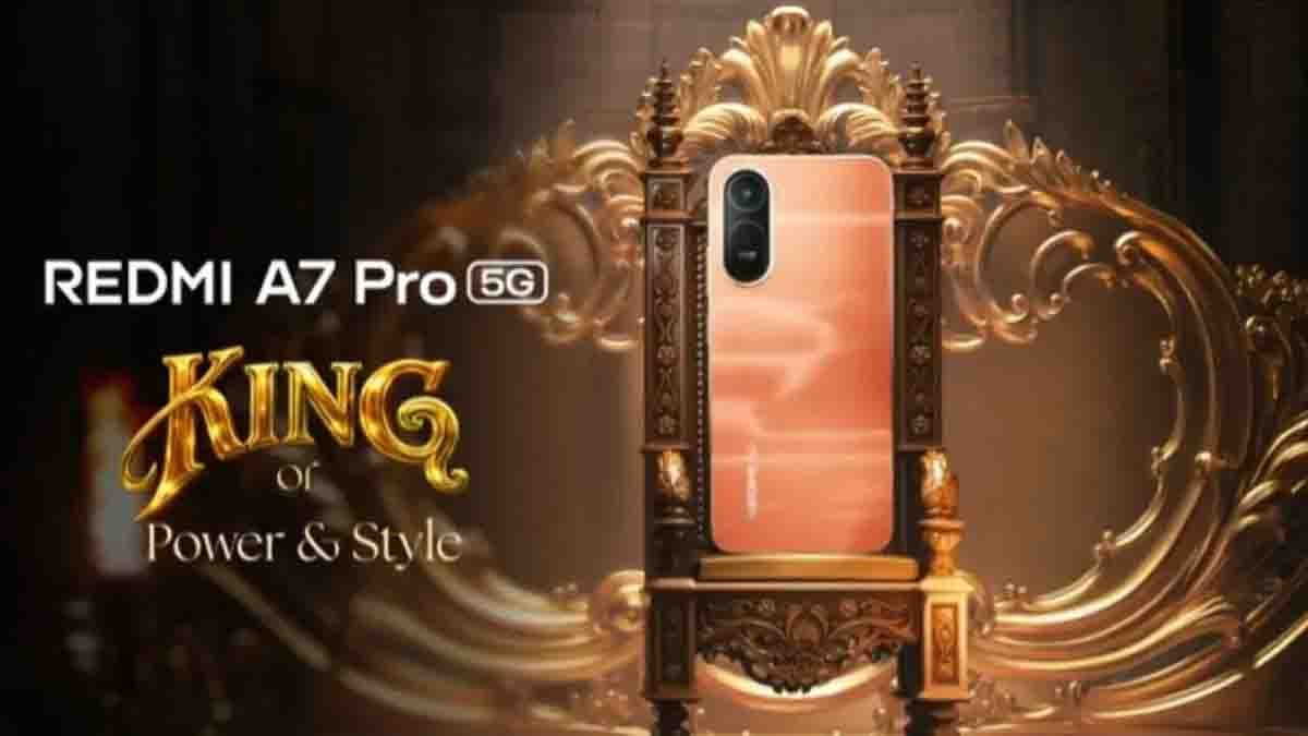Redmi A7 Pro 5G smartphone with 6.9-inch display and 6300mAh battery